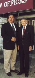 George F. Cridlin with his father, Judge Joseph N. Cridlin